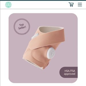 Owlet Smart Sleep Sock Extra Socks Dusty Rose